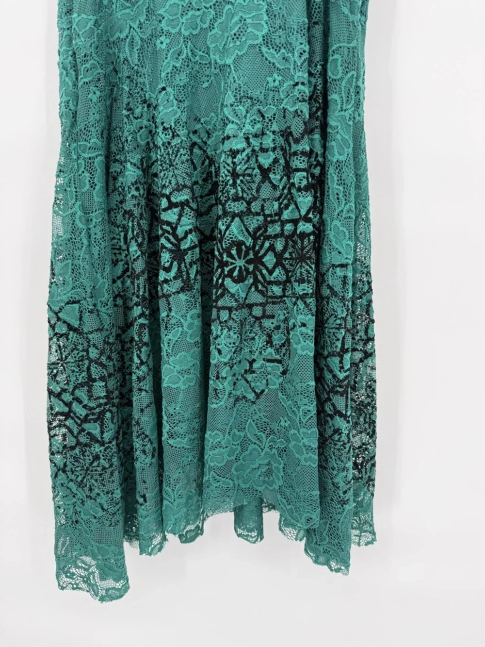 Free‎ People Lace Slip Dress Boho Fairy Grunge Babydoll Medium Forest Whimsical
